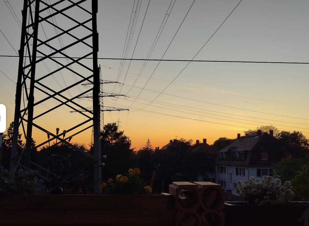 Terrasse Sonnenuntergang